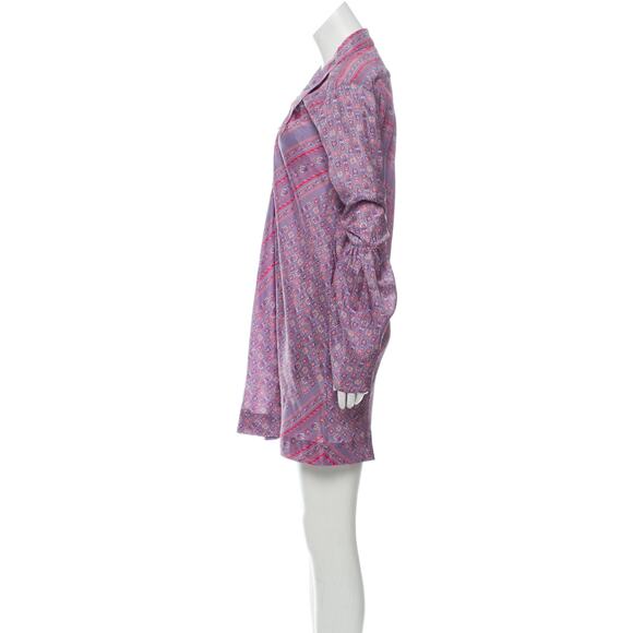 Philosophy di Lorenzo Serafini Printed Mini Dress Purple - S - Picture 2 of 3